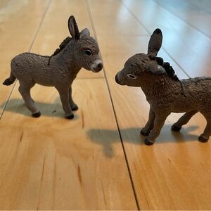 Schleich Donkey Foal Figurines